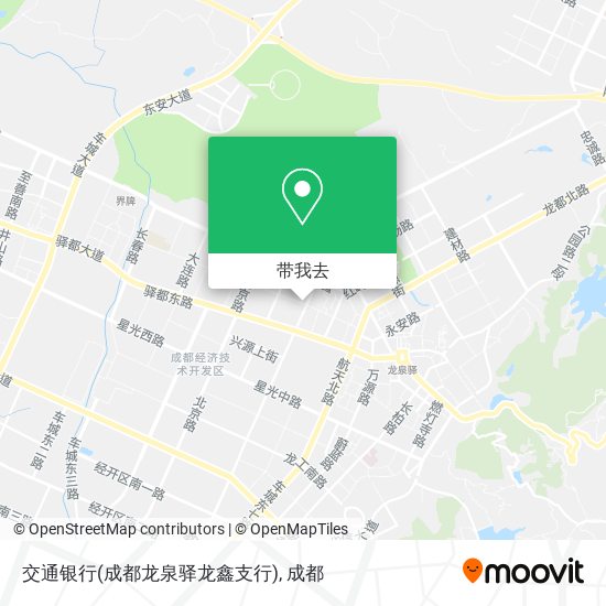交通银行(成都龙泉驿龙鑫支行)地图