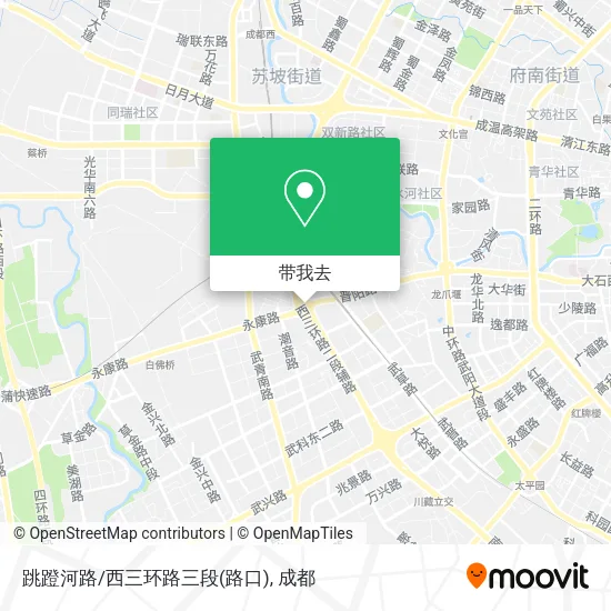 跳蹬河路/西三环路三段(路口)地图