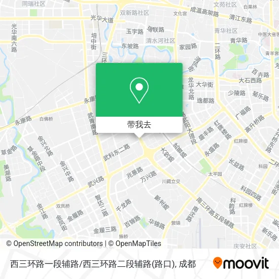 西三环路一段辅路/西三环路二段辅路(路口)地图