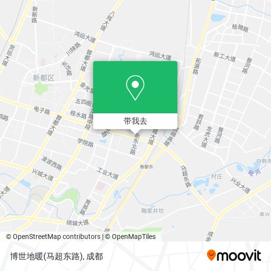 博世地暖(马超东路)地图