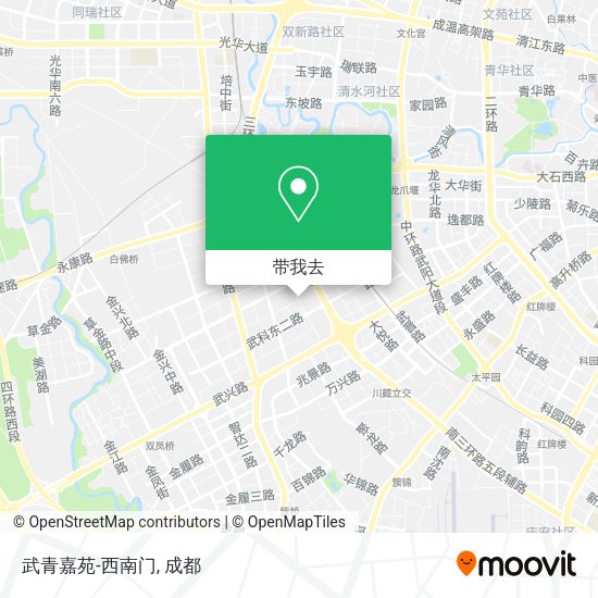 武青嘉苑-西南门地图