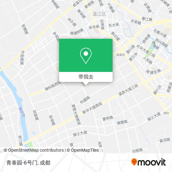 青泰园-6号门地图