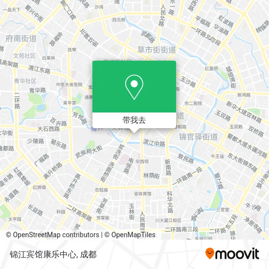 锦江宾馆康乐中心地图
