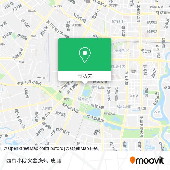 西昌小院火盆烧烤地图