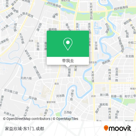 家益欣城-东1门地图