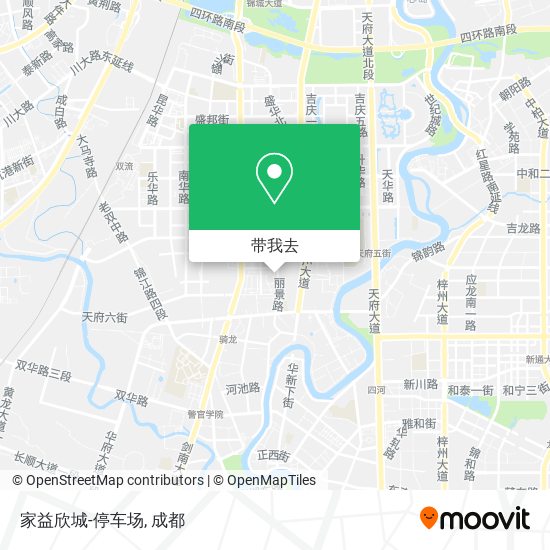 家益欣城-停车场地图