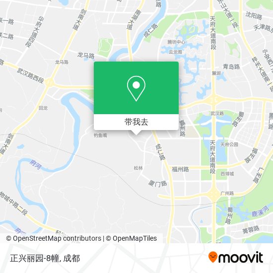 正兴丽园-8幢地图