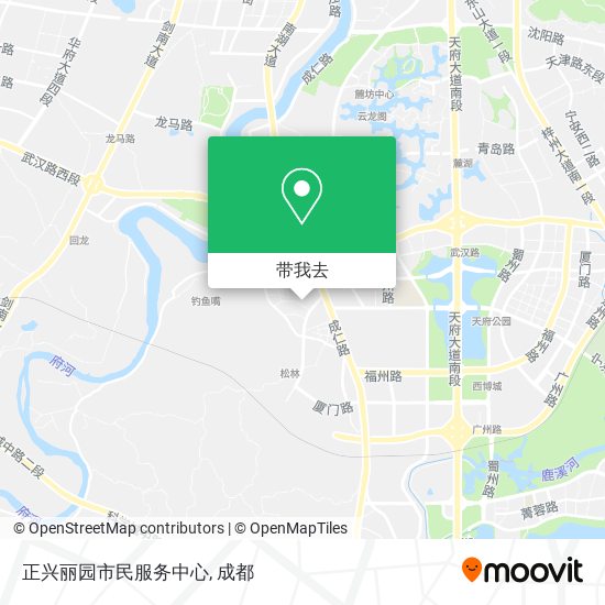 正兴丽园市民服务中心地图