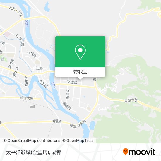 太平洋影城(金堂店)地图