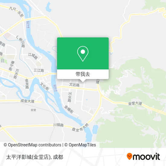 太平洋影城(金堂店)地图