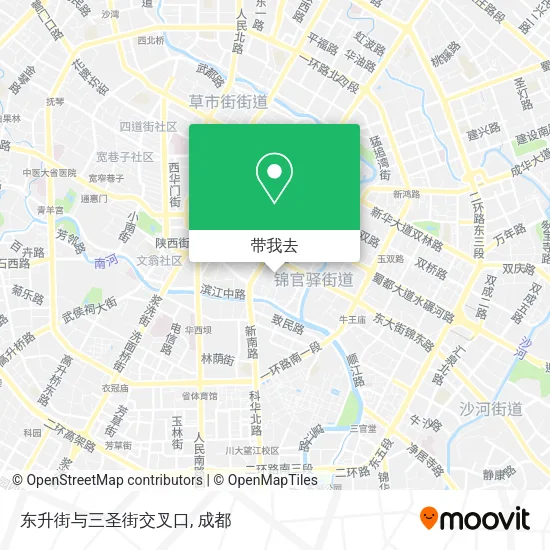 东升街与三圣街交叉口地图