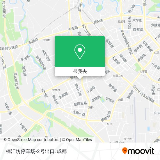 楠汇坊停车场-2号出口地图