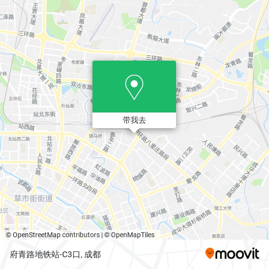 府青路地铁站-C3口地图