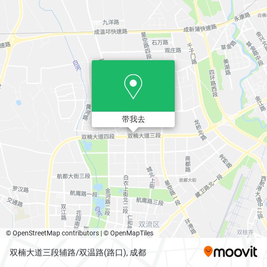 双楠大道三段辅路/双温路(路口)地图