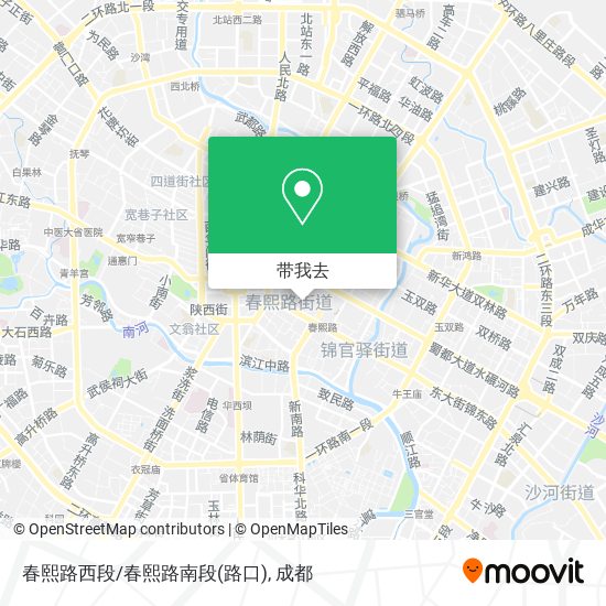 春熙路西段/春熙路南段(路口)地图