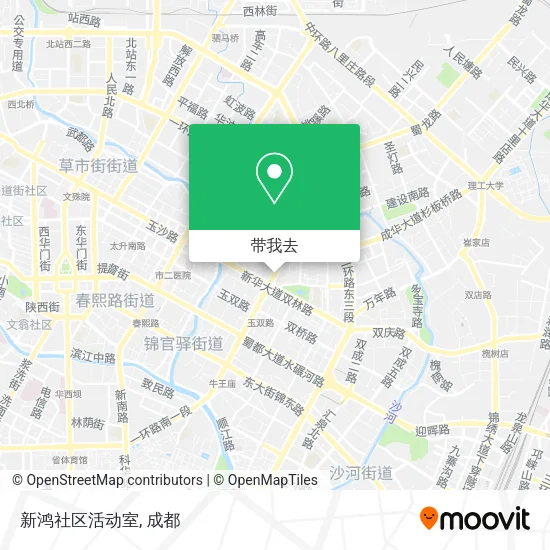 新鸿社区活动室地图