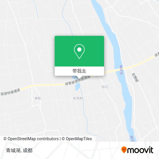 青城湖地图