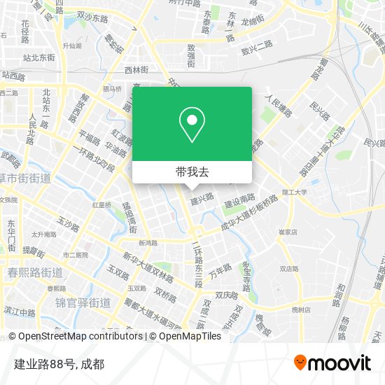建业路88号地图
