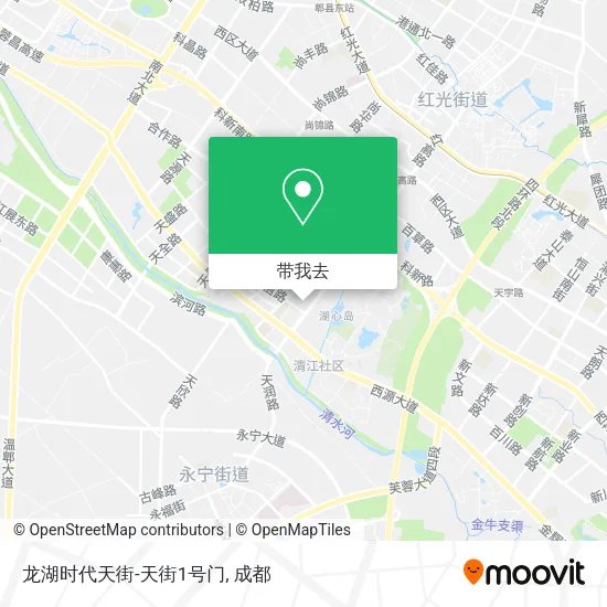 龙湖时代天街-天街1号门地图