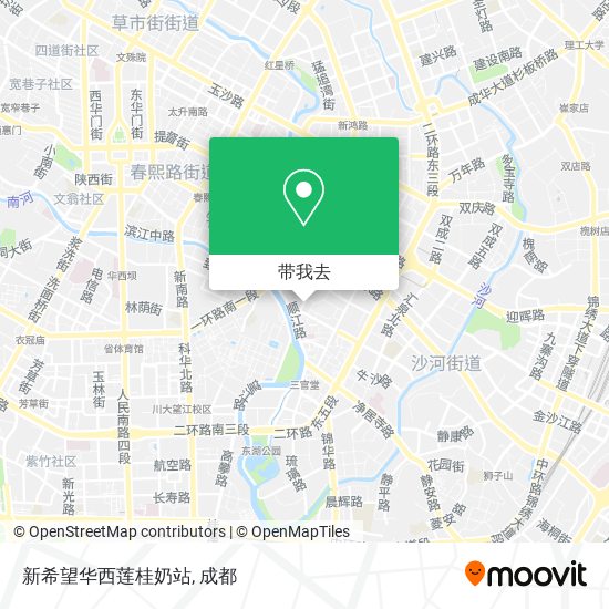 新希望华西莲桂奶站地图