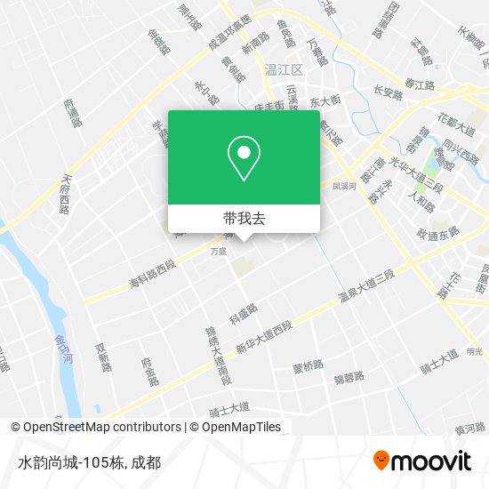 水韵尚城-105栋地图