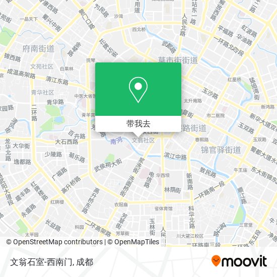 文翁石室-西南门地图