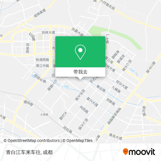 青白江车来车往地图