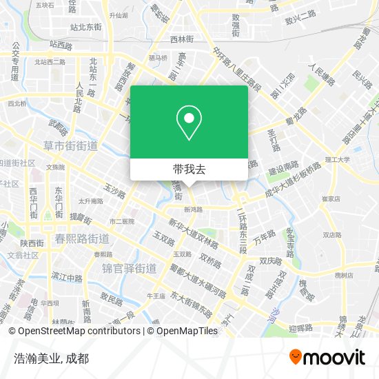 浩瀚美业地图