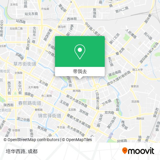 培华西路地图