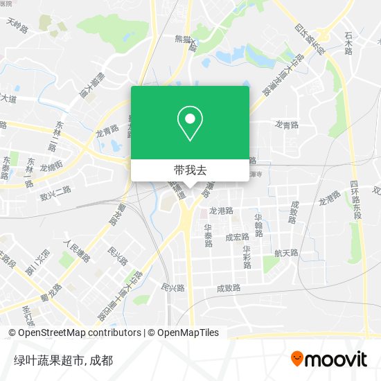 绿叶蔬果超市地图