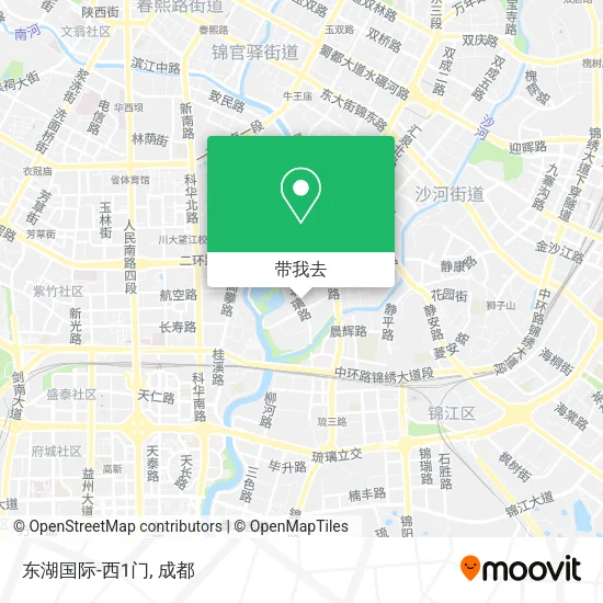 东湖国际-西1门地图