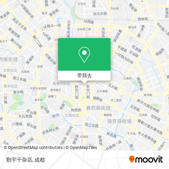 勤宇干杂店地图