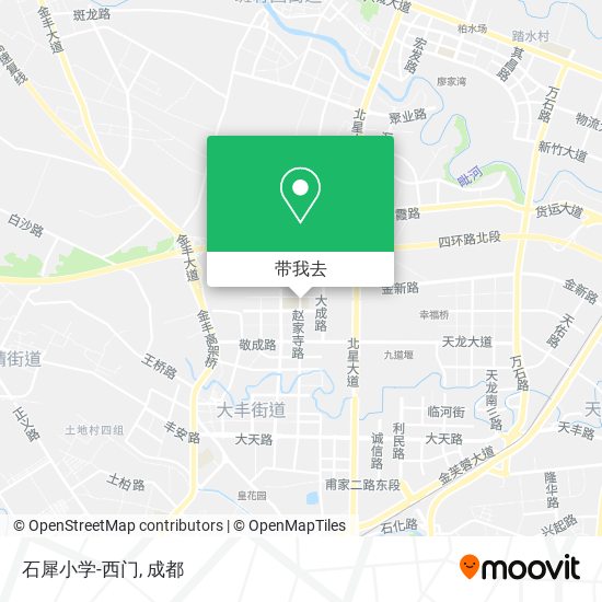石犀小学-西门地图
