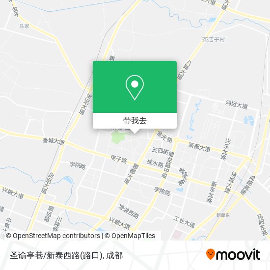 圣谕亭巷/新泰西路(路口)地图