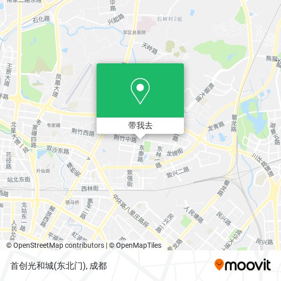 首创光和城(东北门)地图