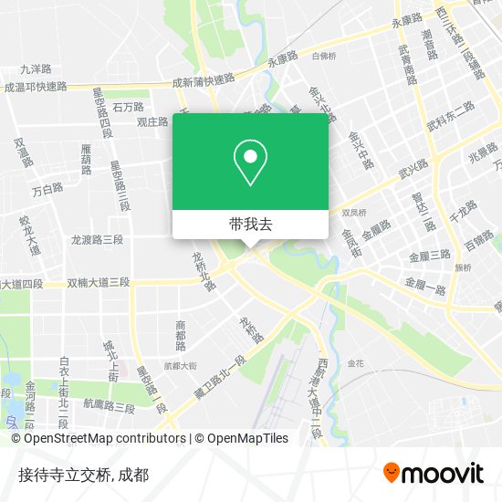 接待寺立交桥地图