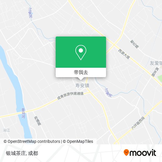 银城茶庄地图