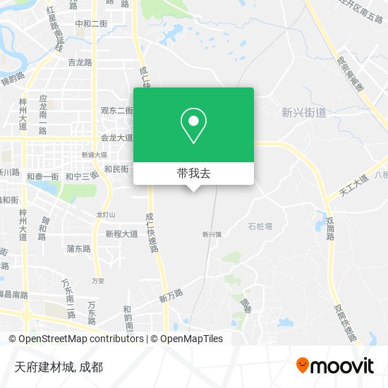 天府建材城地图