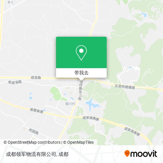 成都领军物流有限公司地图