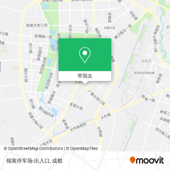 领寓停车场-出入口地图