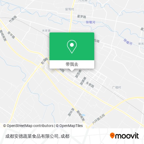 成都安德蔬菜食品有限公司地图