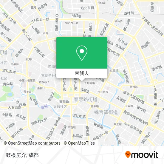 鼓楼房介地图