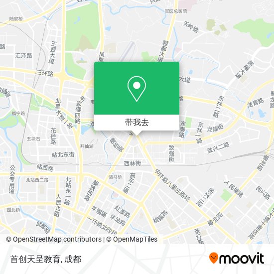 首创天呈教育地图