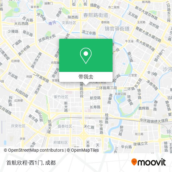 首航欣程-西1门地图