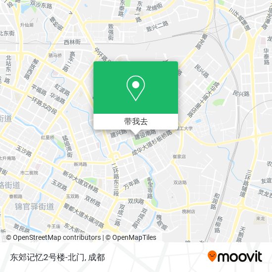东郊记忆2号楼-北门地图