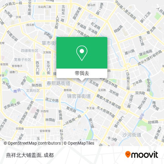 燕祥北大铺盖面地图