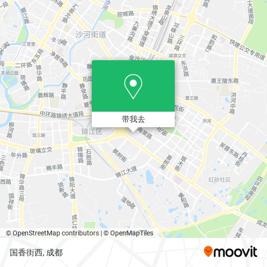 国香街西地图