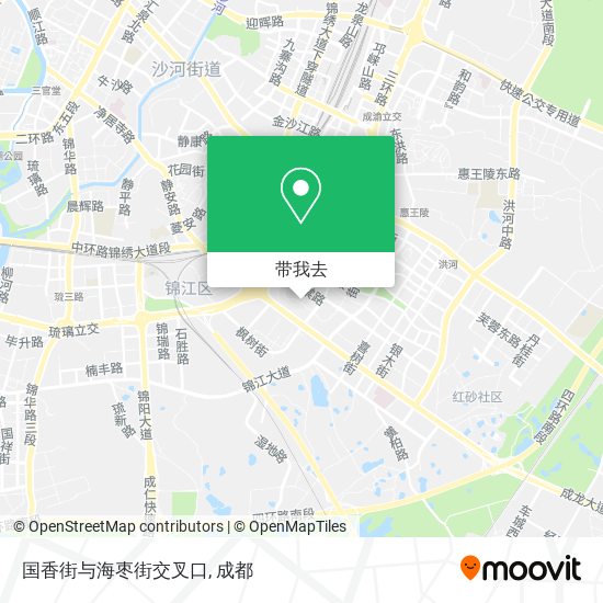 国香街与海枣街交叉口地图
