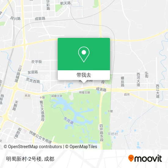 明蜀新村-2号楼地图