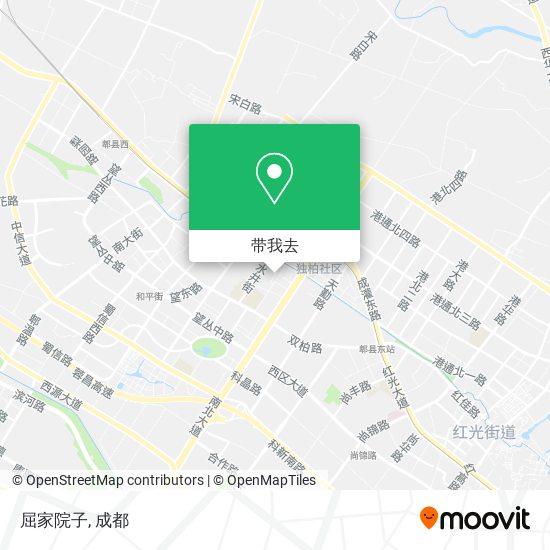 屈家院子地图